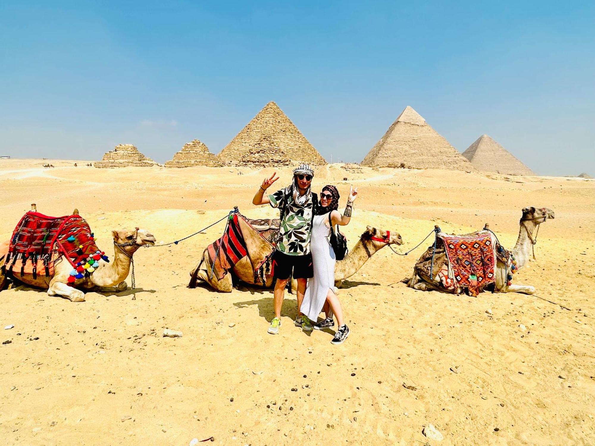 Global Pyramids View Inn Kafret el-Gabal Exterior photo